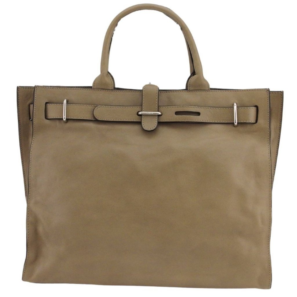 Furla Tote Bag Brown Gray Women F3401 Authentic Secondhand
